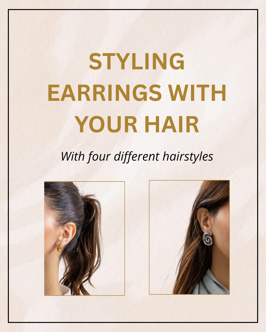 How to Choose your Earrings based on your Hairstyle