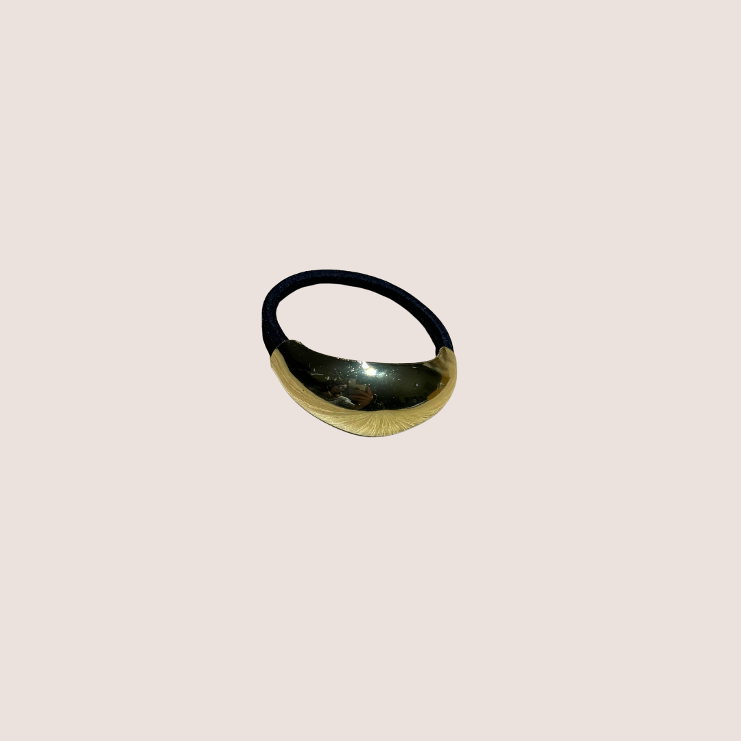Golden Metallic Hair-ties