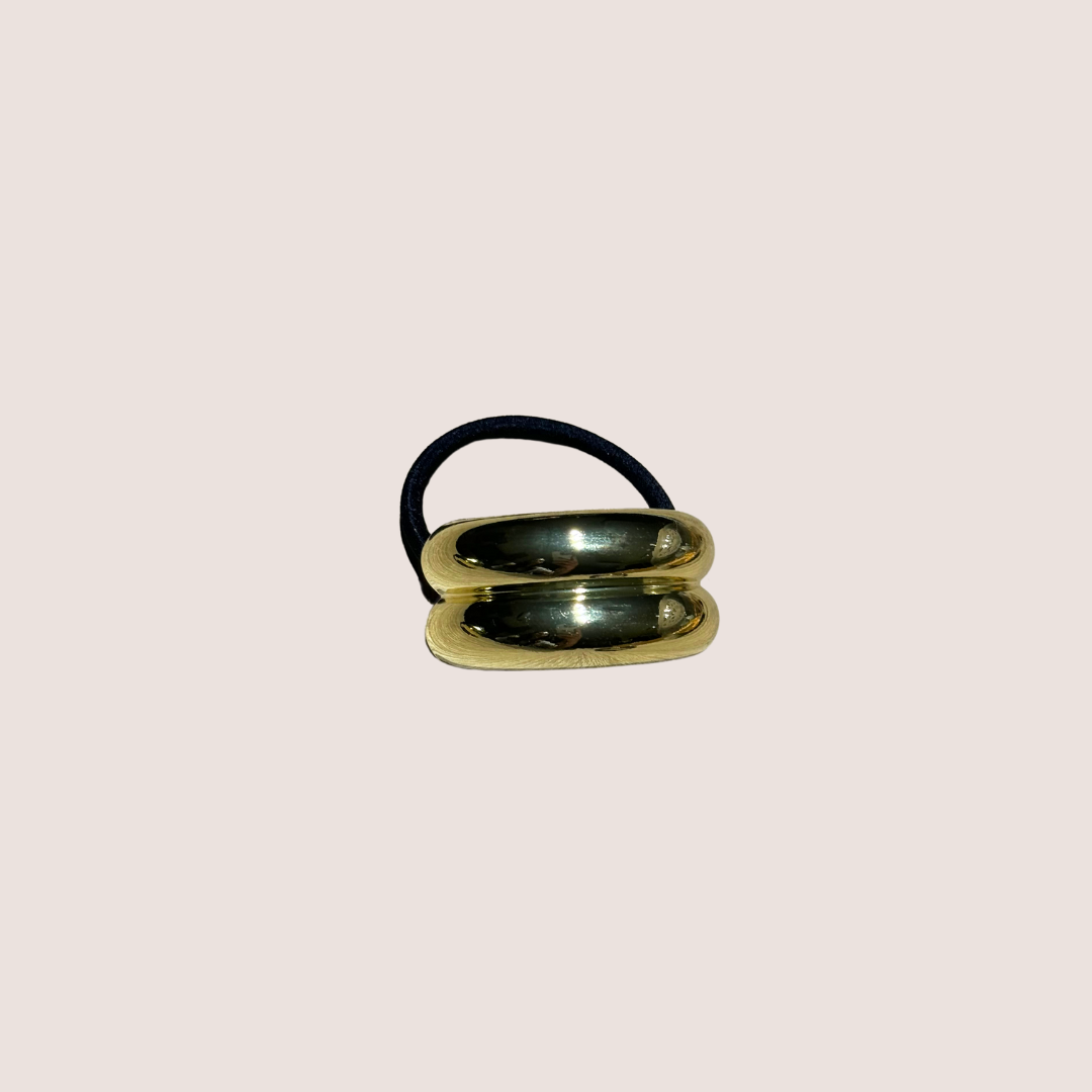 Golden Metallic Hair-ties