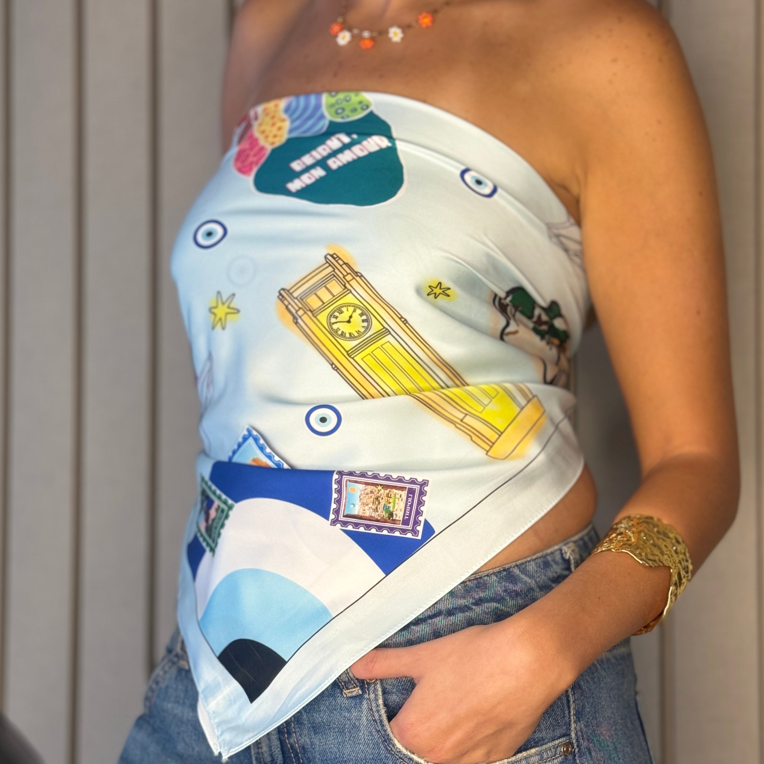 LiBeirut Satin Scarf