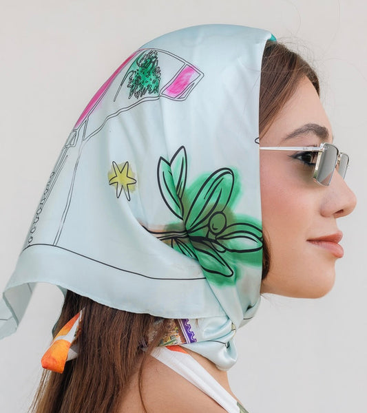 LiBeirut Satin Scarf