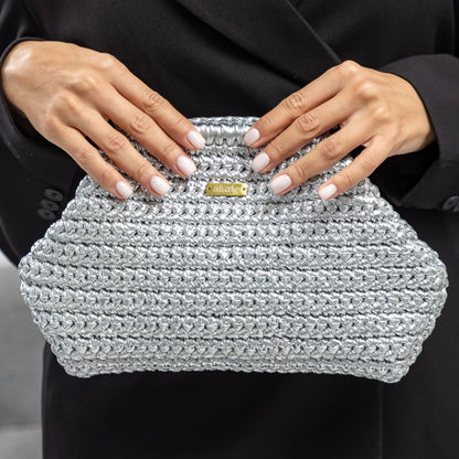 Nuit Metallic Crochet Bags