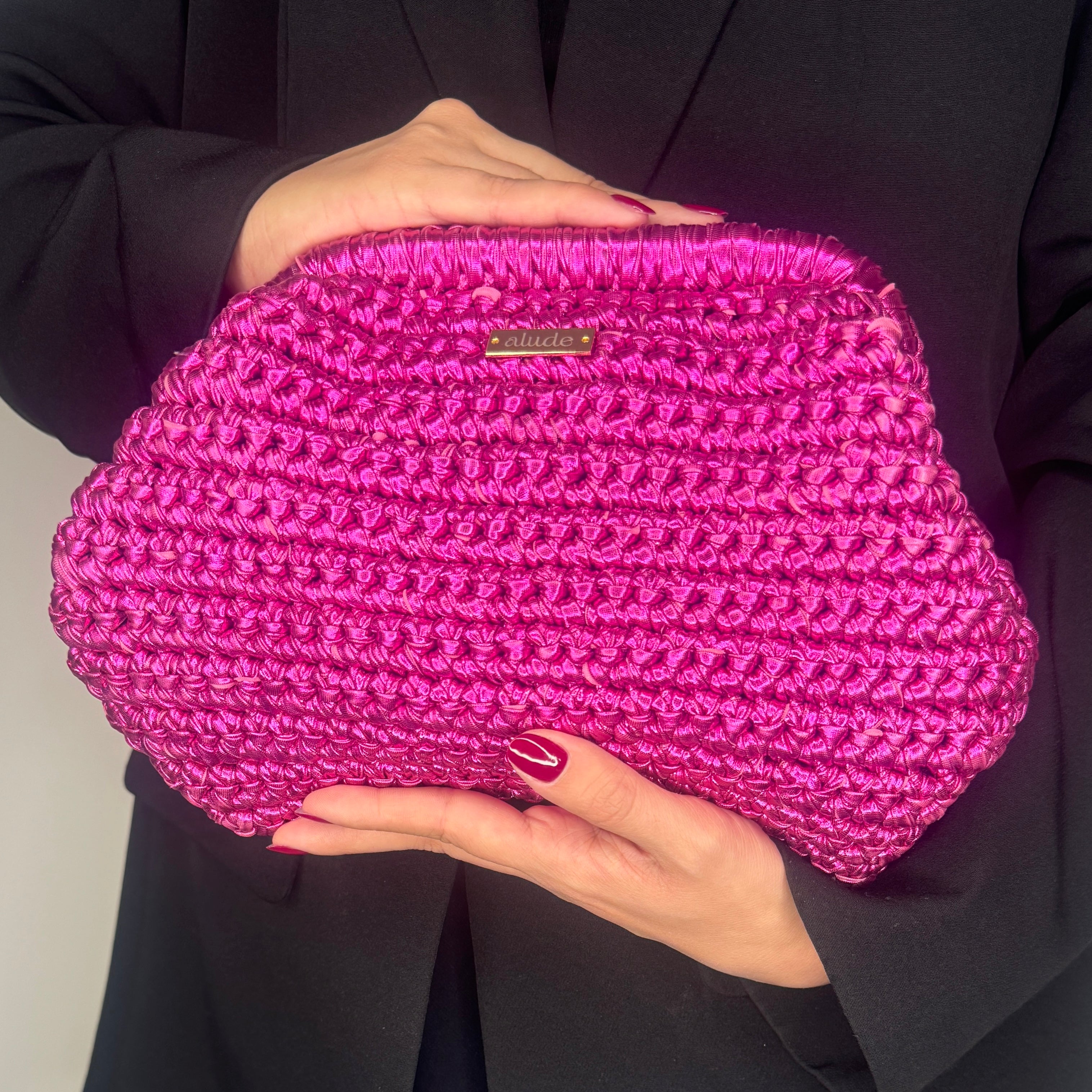 Nuit Metallic Crochet Bags