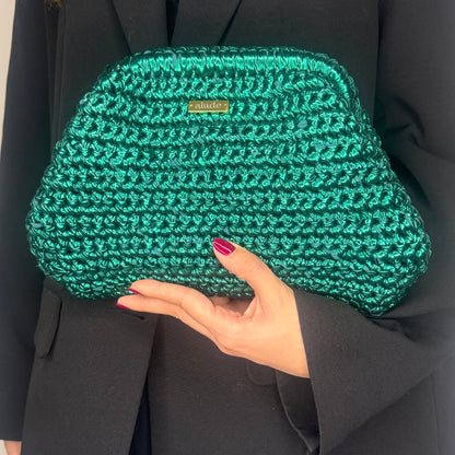 Nuit Metallic Crochet Bags