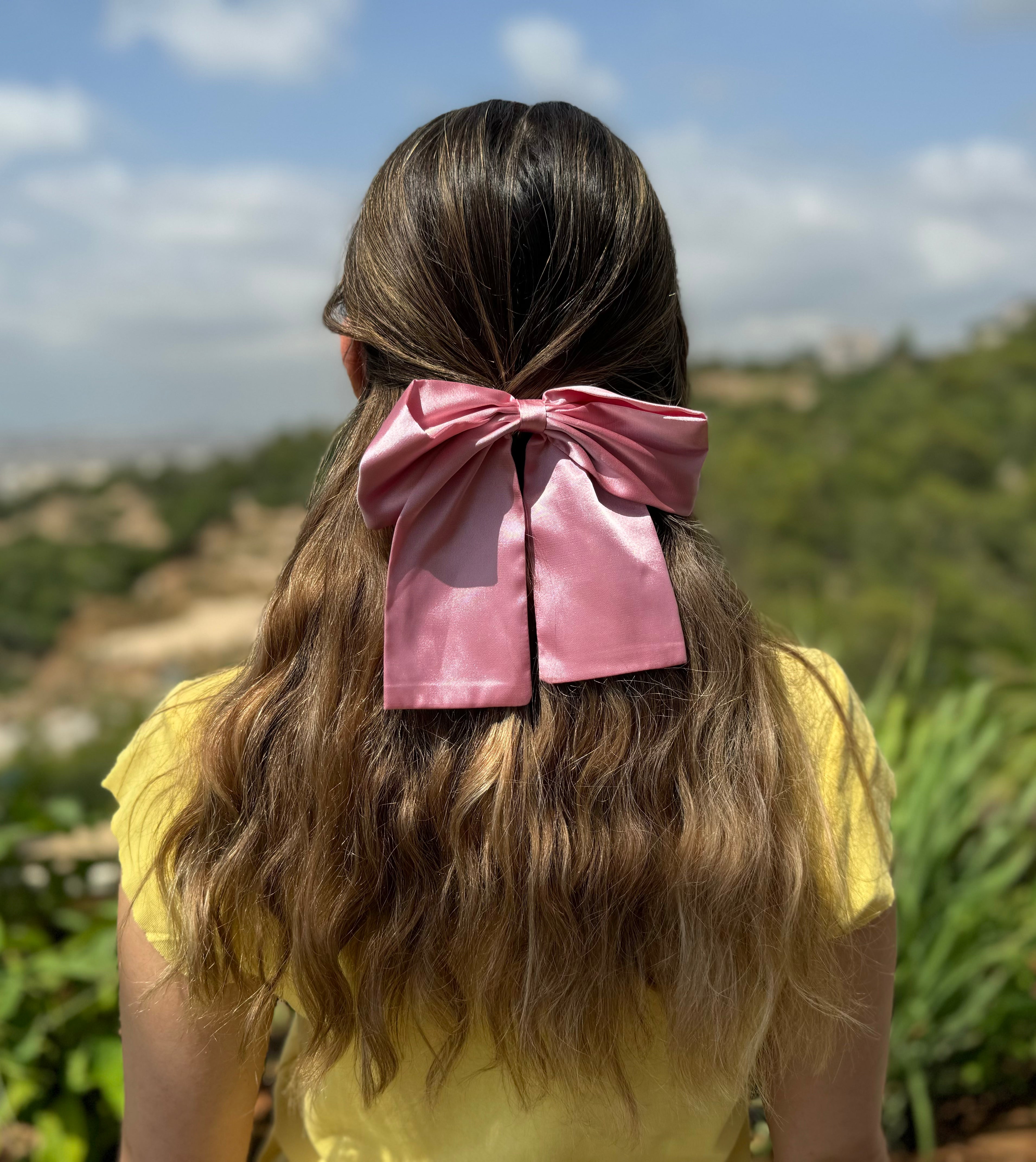 Satin Bow Hair Clip